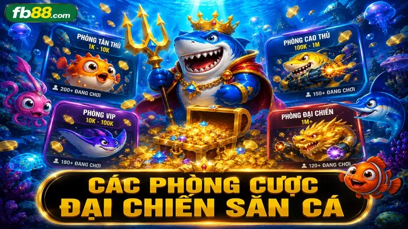 game đại chiến săn cá với đồ họa hấp dẫn